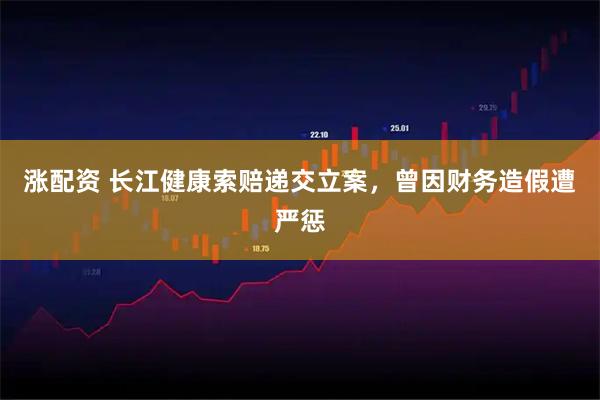 涨配资 长江健康索赔递交立案,曾因财务造假遭严惩