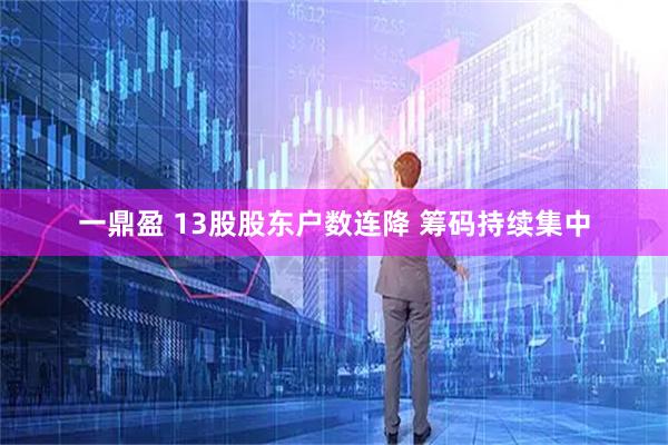 一鼎盈 13股股东户数连降 筹码持续集中