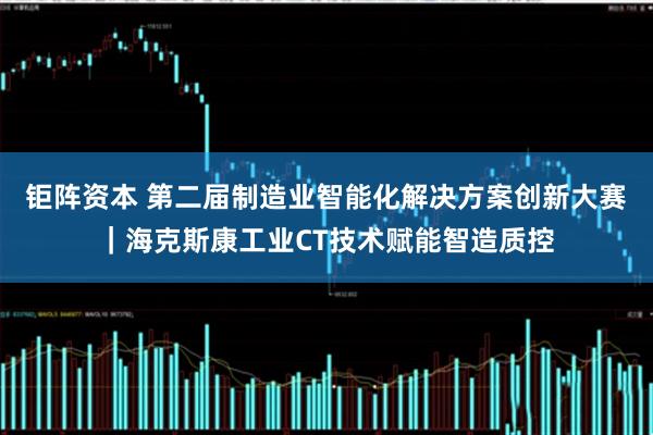 钜阵资本 第二届制造业智能化解决方案创新大赛｜海克斯康工业CT技术赋能智造质控